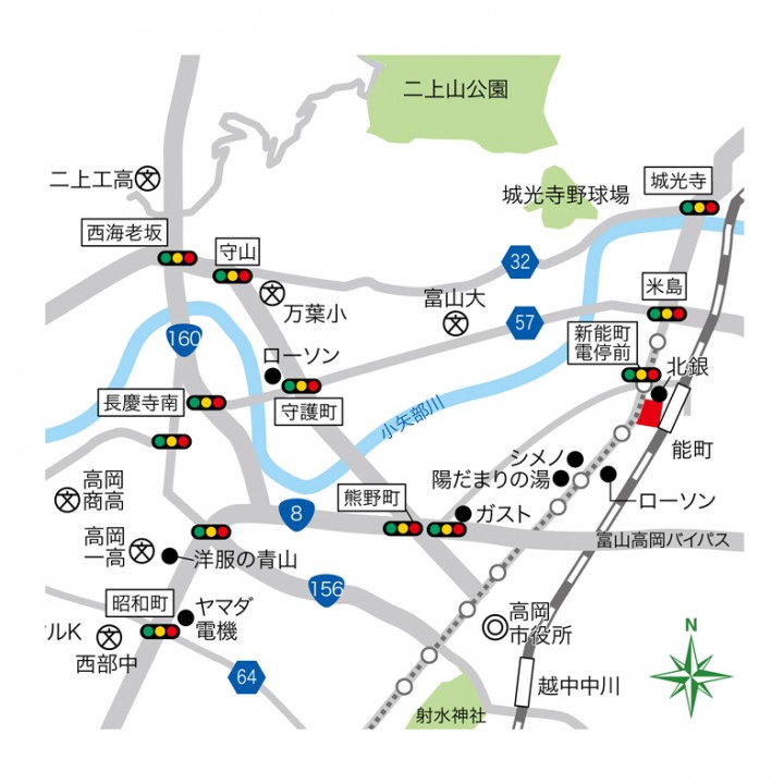 高岡市フロントタウン荻布販売宅地【建築条件なし】