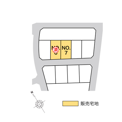 富山市窪本町 販売宅地【建築条件なし】