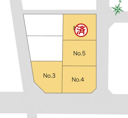 新発田市東新町 4丁目 販売宅地【建築条件付】